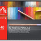 Lapiz De Color Caran D'ache Pastel Profesional Estuche C/40.