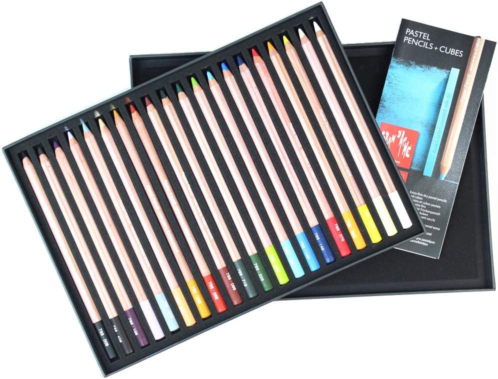 Lapiz De Color Caran D'ache Pastel Profesional Estuche C/20