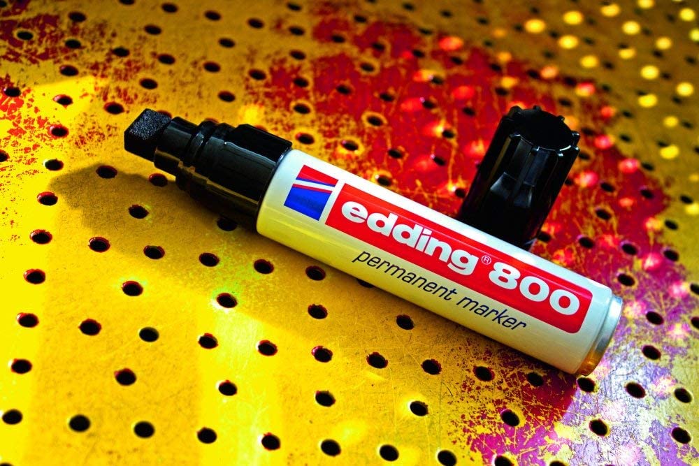 Marcador Edding 800 Permanente Recargable Biselada 4-12mm