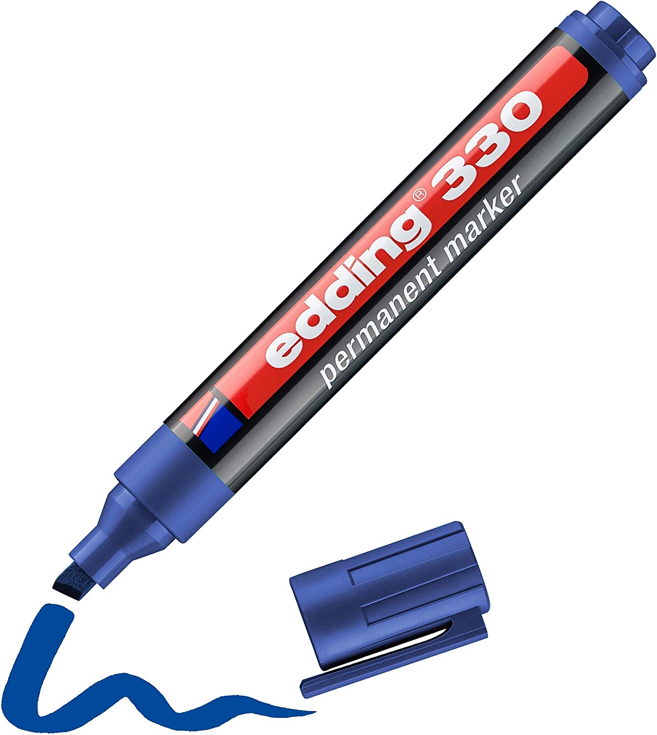 Marcador Edding 330 Permanente Recargable Biselada 1.5mm