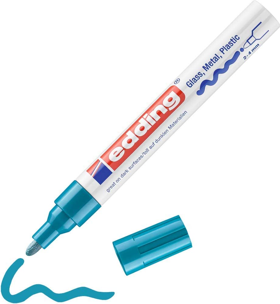 Marcador Edding 750 Tinta Opaca Aluminio P.conica 2-4mm
