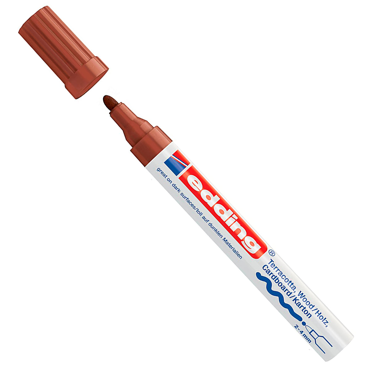Marcador Eddign 4000 Permanente Decoracion Tinta Mate 2-4mm