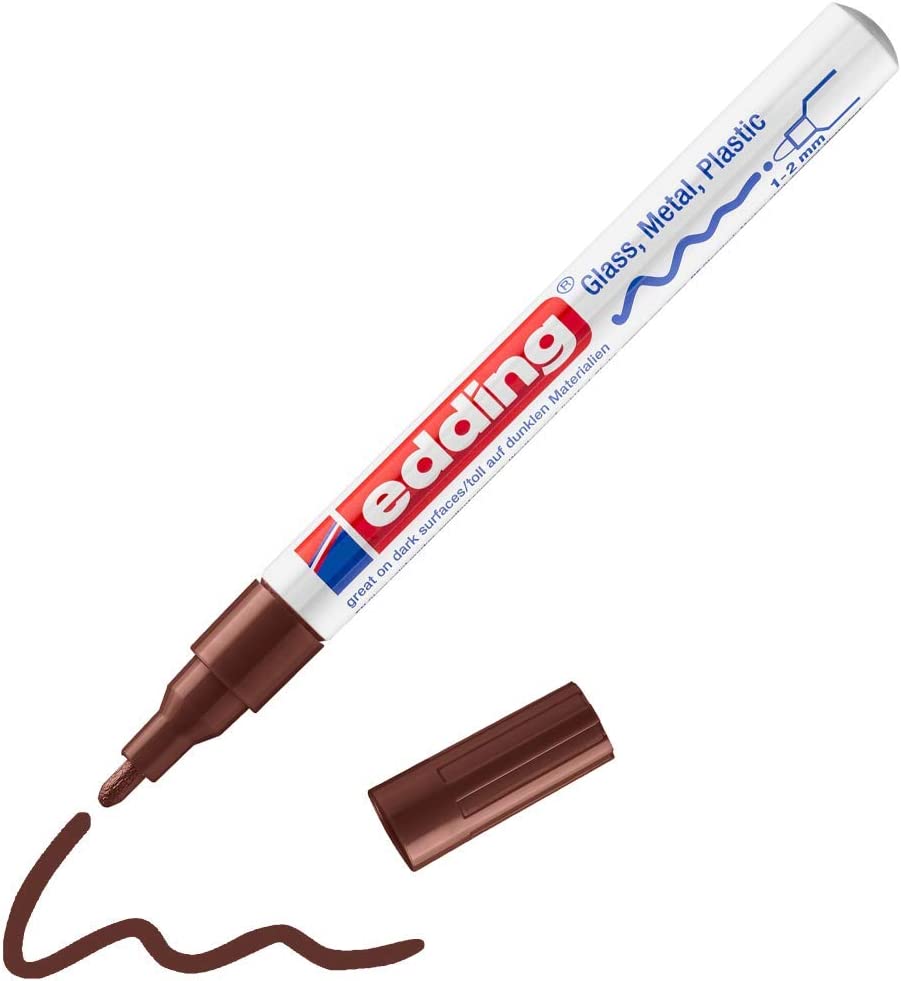 Marcador Edding 751 Tinta Opaca P.conica 1-2mm Caja C/10