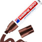 Marcador Edding 800 Permanente Recargable Biselada 4-12mm