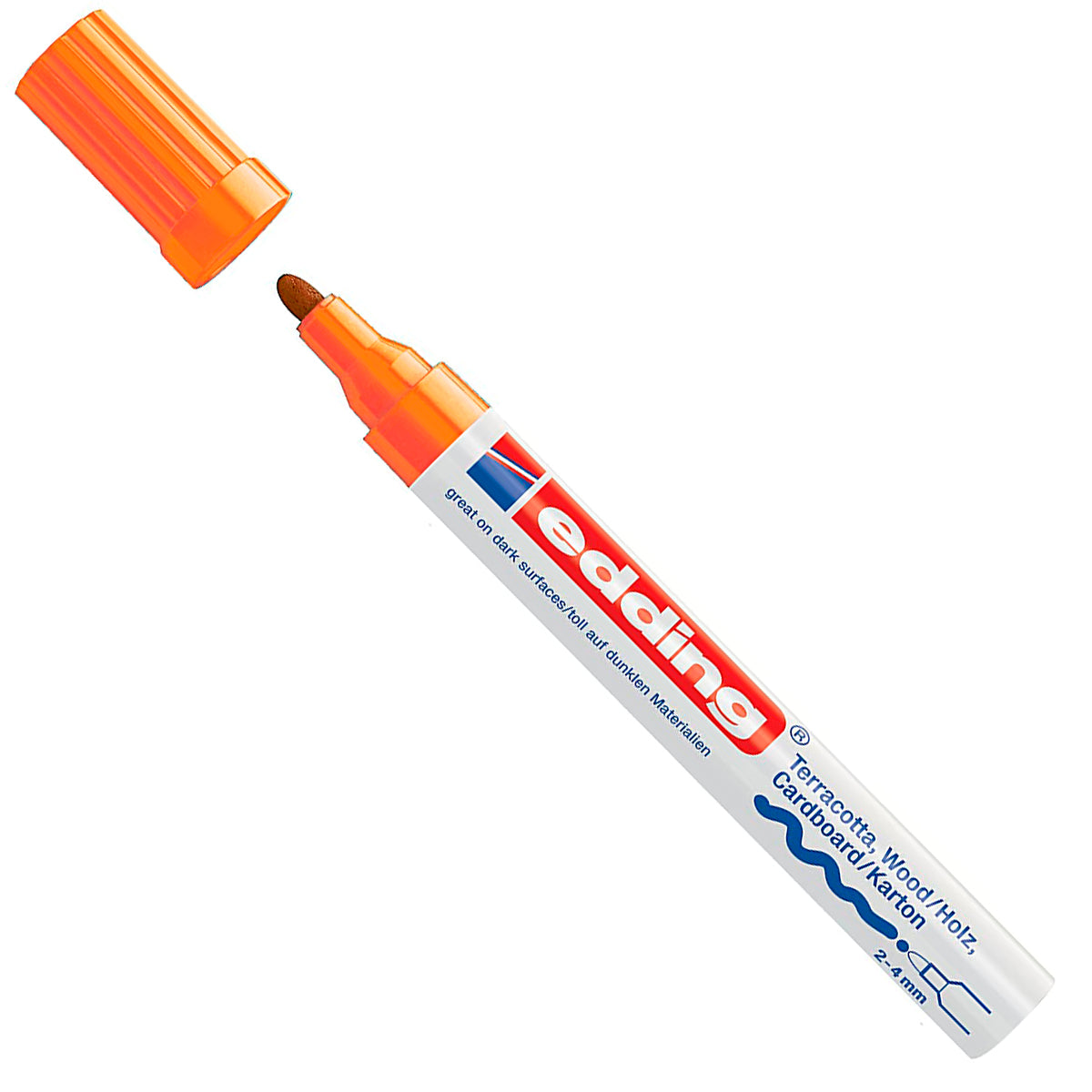 Marcador Eddign 4000 Permanente Decoracion Tinta Mate 2-4mm
