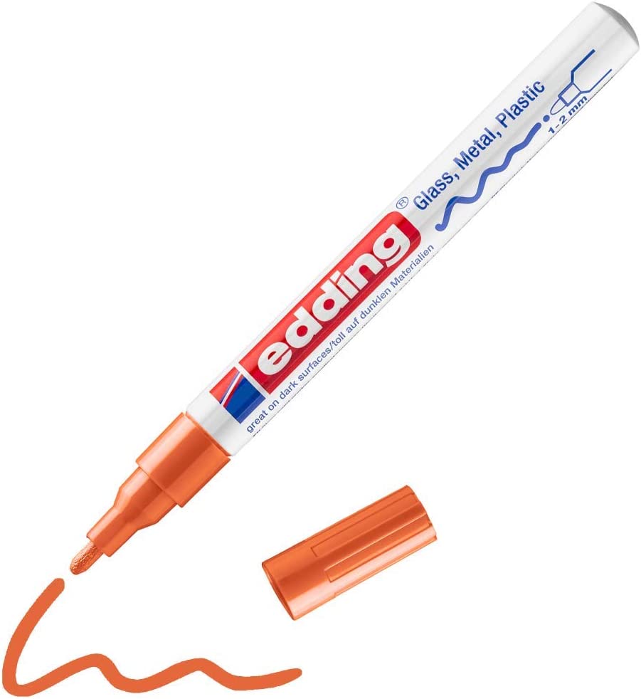 Marcador Edding 751 Tinta Opaca P.conica 1-2mm Caja C/10