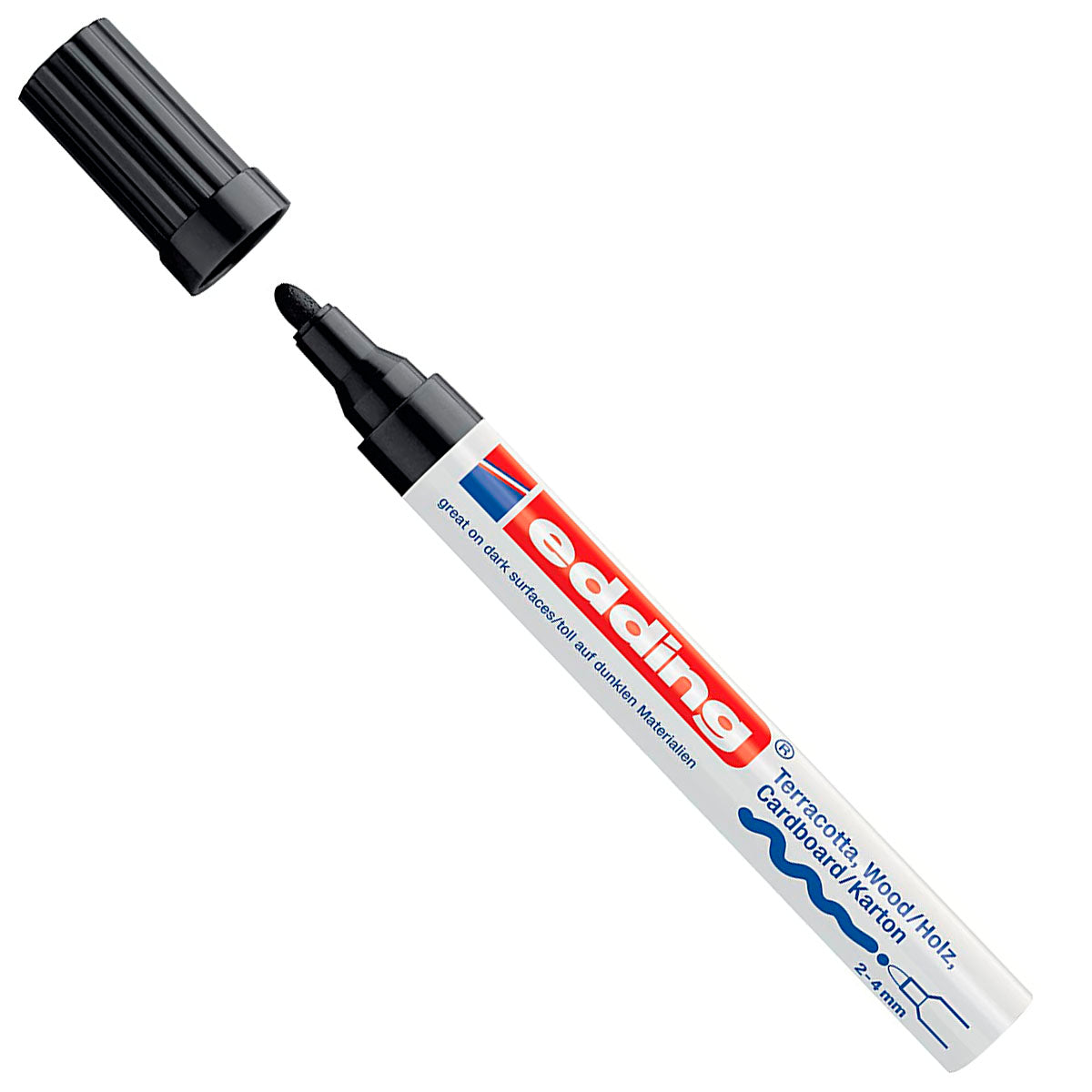 Marcador Eddign 4000 Permanente Decoracion Tinta Mate 2-4mm