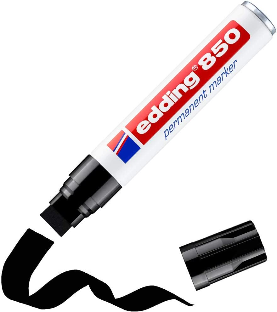 5 Marcador Edding 850 Permanente Recargable Cuadrada 5-16mm