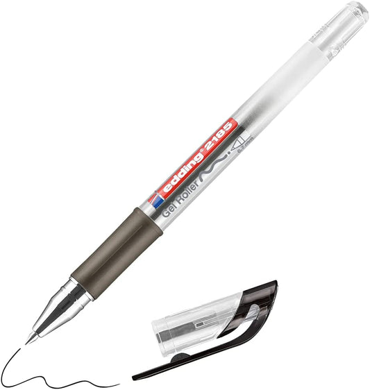 Pluma De Gel Edding 2185 Roller Con Punta 0.7mm Caja C/10