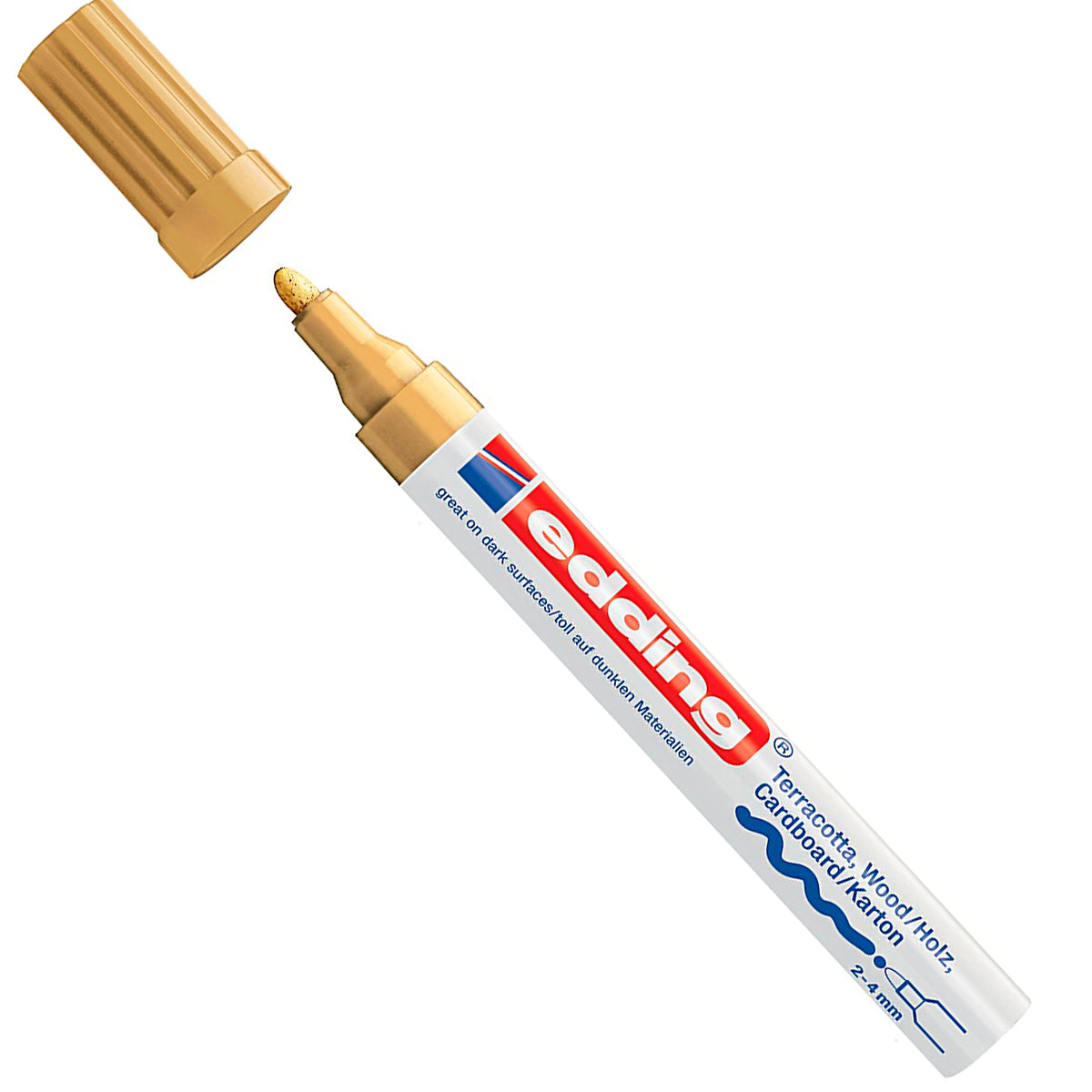 Marcador Eddign 4000 Permanente Decoracion Tinta Mate 2-4mm