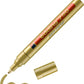 Marcador Edding 750 Tinta Opaca Aluminio P.conica 2-4mm