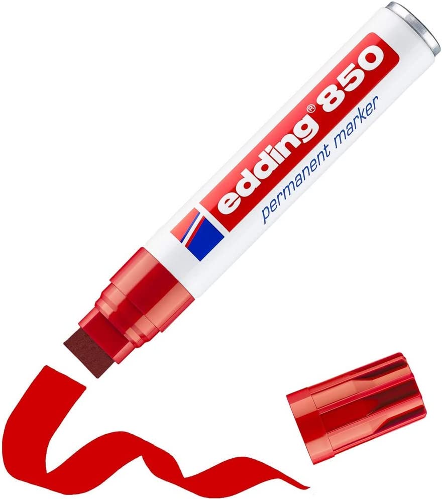 5 Marcador Edding 850 Permanente Recargable Cuadrada 5-16mm