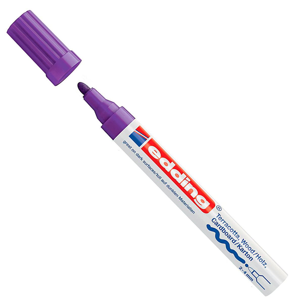 Marcador Eddign 4000 Permanente Decoracion Tinta Mate 2-4mm